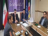 جلسه برون بخشی  گرامیداشت هفته جمعیت با  شعار "همه برای ایران جوان" با حضور مدیر شبکه بهداشت ودرمان